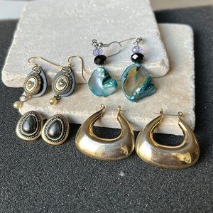 Four pairs different style earrings SUPER FAST SHIPPING